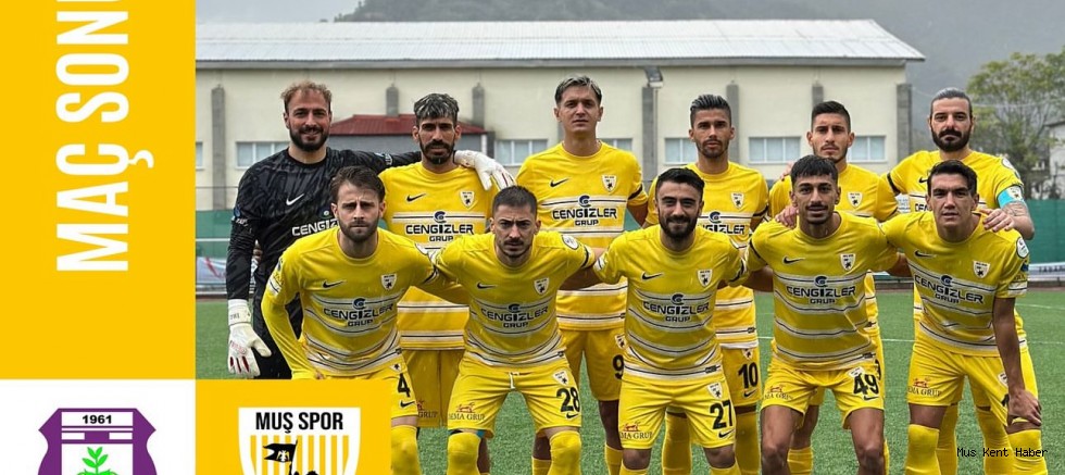 Muşspor’un Namağlup Serisi Hopaspor Deplasmanında Son Buldu