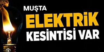 Elektirik kesintisi dikkat! Saatlerce sürecek