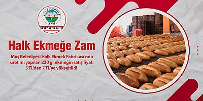 Halk Ekmek Fiyatı 7 TL Olarak Belirlendi