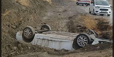 Muş’ta Trafik Kazası: Otomobil Takla Attı, 4 Kişi Yaralandı