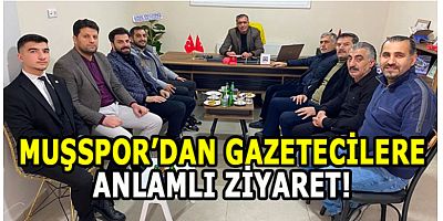 Muşspor Yöneticileri Gazetecileri Unutmadı