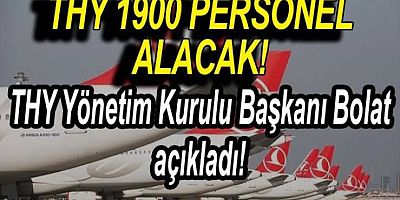 Türk Hava Yolları, 1900 personel alacak
