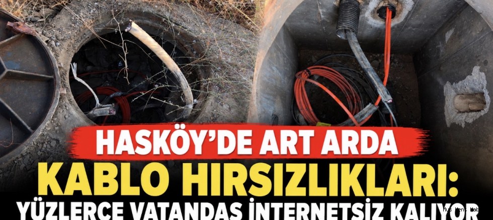 Art Arda Kablo Hırsızlıkları: Yüzlerce Vatandaş İnternetsiz Kalıyor