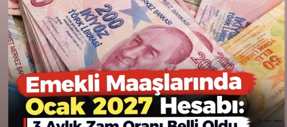 Emekli Maaşlarında Ocak 2027 Hesabı: 3 Aylık Zam Oranı Belli Oldu