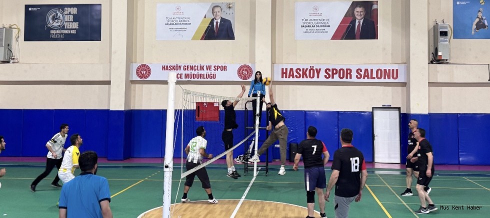 HASKÖY’DE VOLEYBOL HEYECANI BAŞLADI