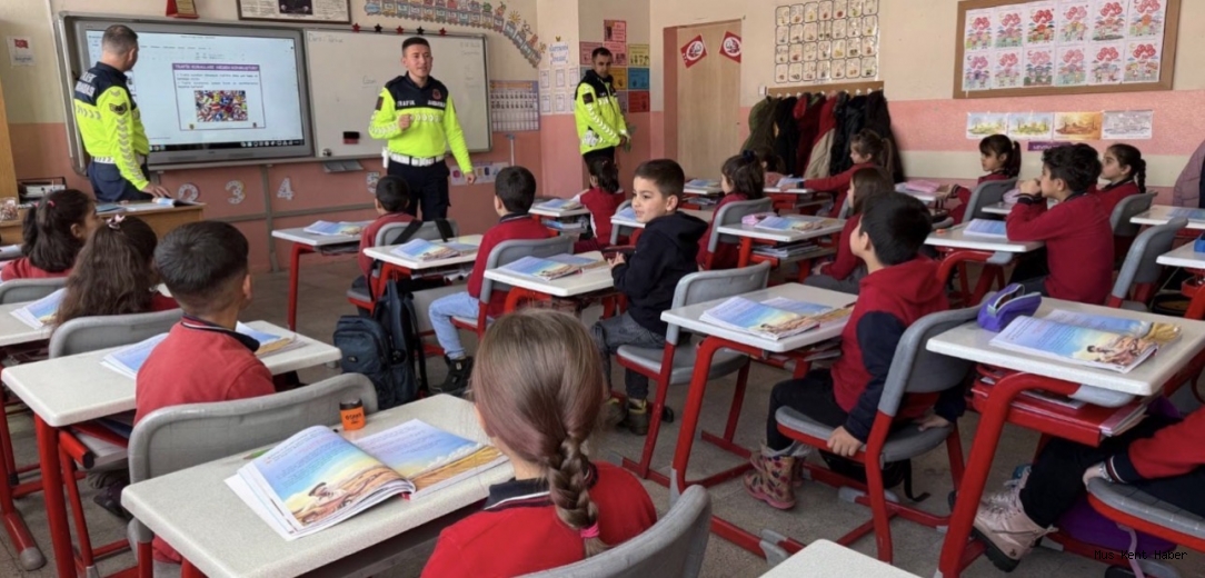 Korkut’ta Miniklere Trafik Eğitim
