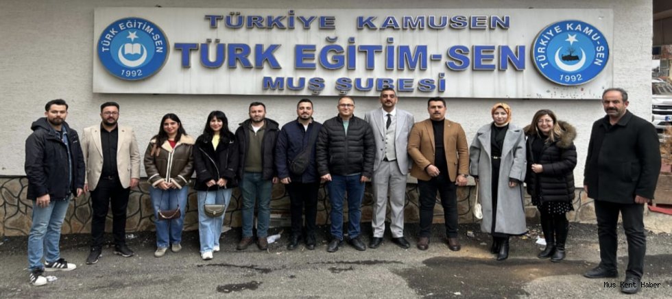 İbrahim Uğurlu, Türk Eğitim Sen Muş Şube Başkanlığını Devraldı