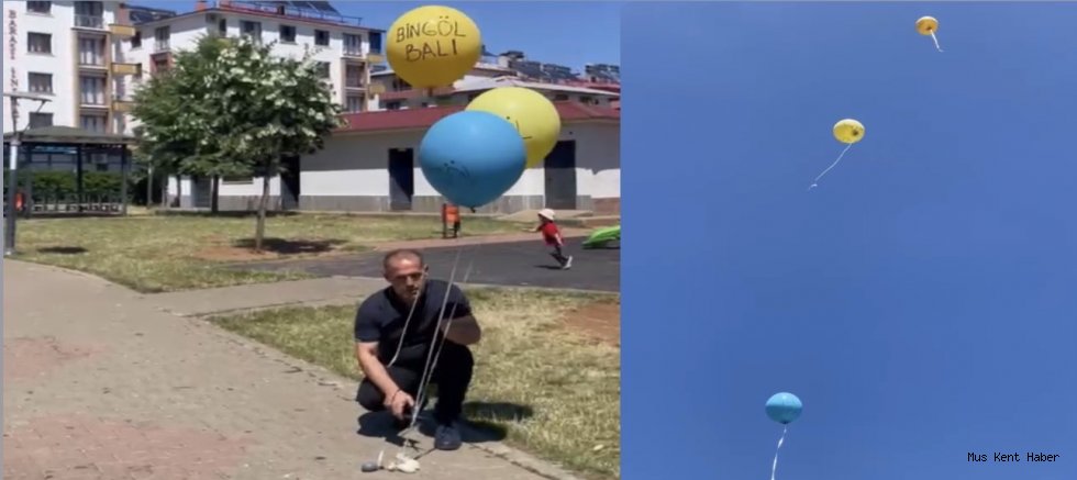 Muş’a Gelirse Sürpriz Hediye Kazanacaklar! Bingöl’den Ödüllü Balonlar Gökyüzüne Bırakıldı