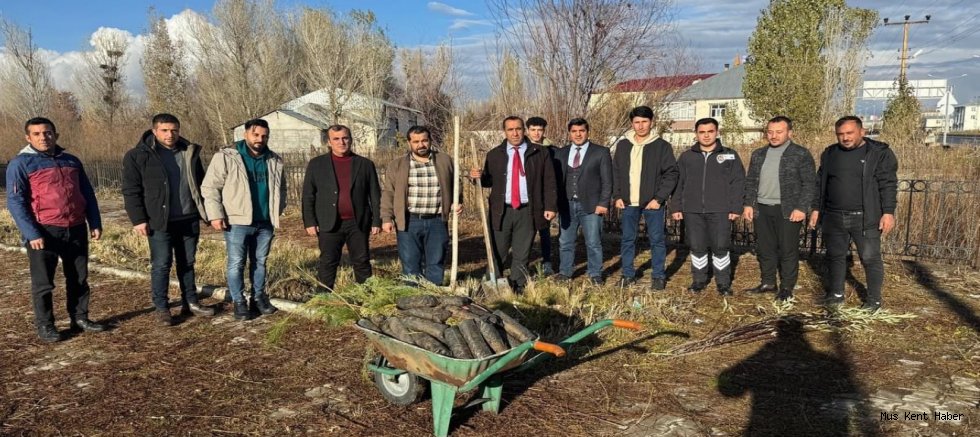 Muş Alparslan Üniversitesi Bulanık Meslek Yüksekokulu’nda Ağaç Dikme Etkinliği Düzenlendi