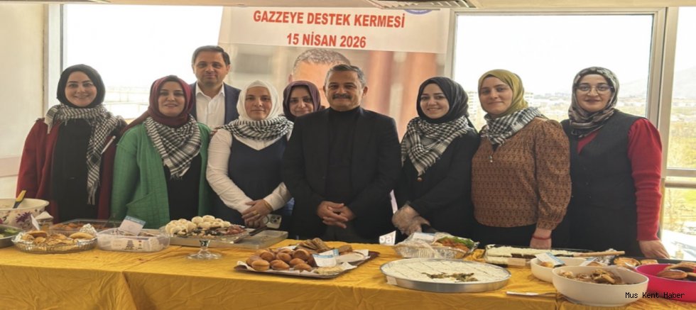 Muş Devlet Hastanesi’nde Gazze’ye Destek Kermesi Düzenlendi