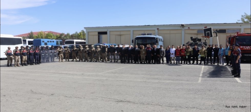 Muş E Tipi Kapalı Ceza İnfaz Kurumunda Olağanüstü Hal Tatbikatı