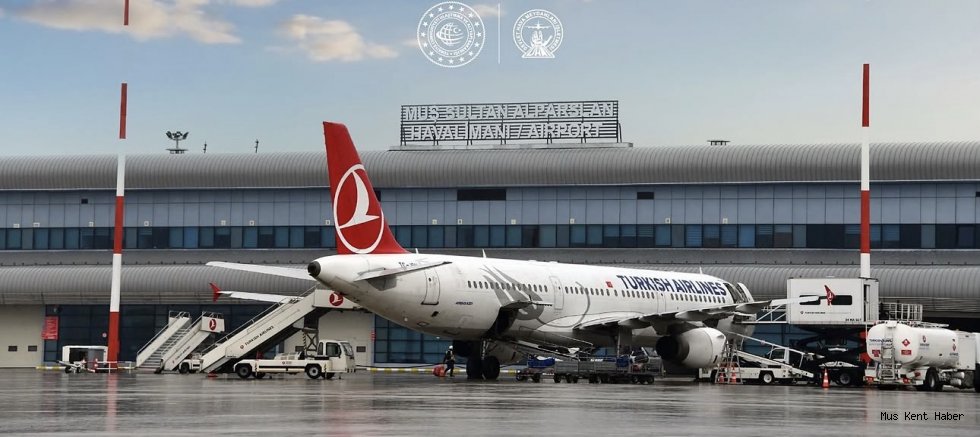 Muş Havalimanı Ağustos’ta 65 Bin 788 Yolcuya Hizmet Verdi