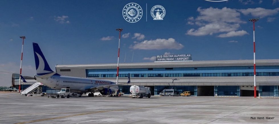 Muş Sultan Alparslan Havalimanı’nda Ocak Ayı Yoğunluğu
