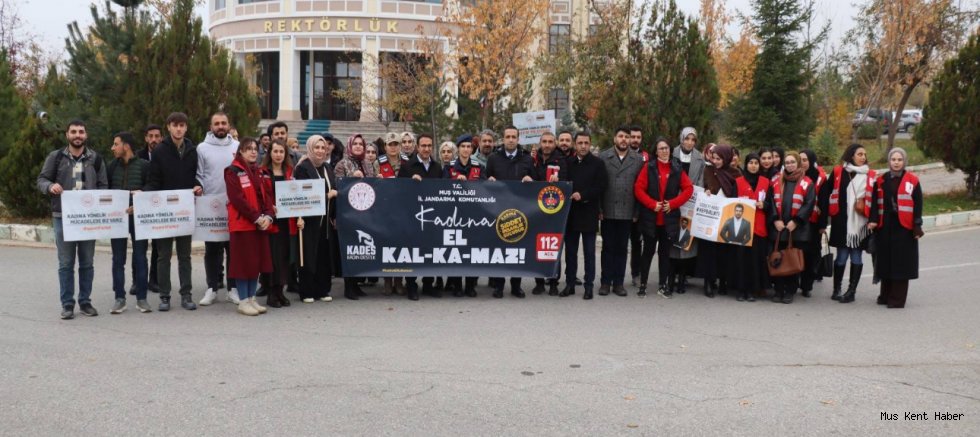 Muş’ta Kadına Yönelik Şiddete Karşı Farkındalık Etkinliği Düzenlendi