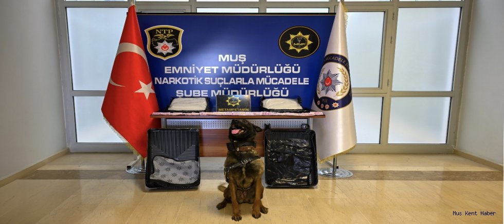 Muş’ta 3 Kilo 93 Gram Metamfetamin Ele Geçirildi: 1 Şüpheli Yakalandı