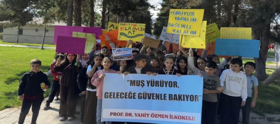 MUŞ’TA “DÜNYA YÜRÜYÜŞ GÜNÜ” İÇİN FARKINDALIK YÜRÜYÜŞÜ