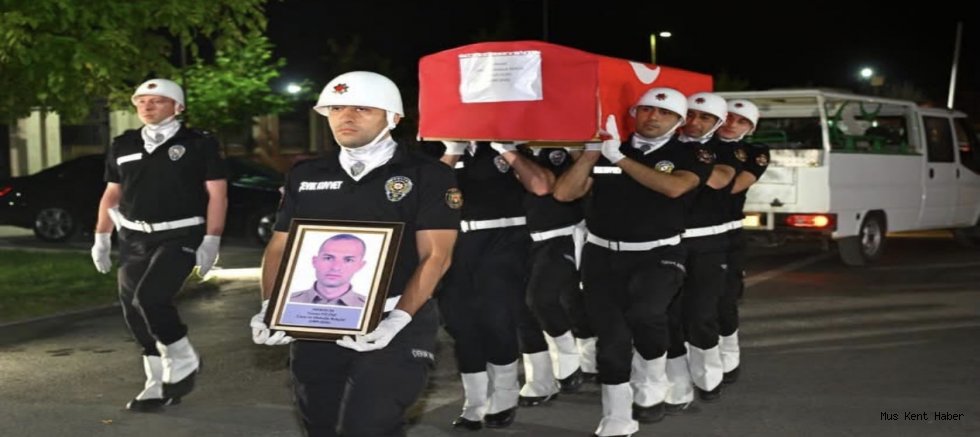 Muş’ta Kazada Hayatını Kaybeden Bekçi Yunus Yıldız Son Yolculuğuna Uğurlandı