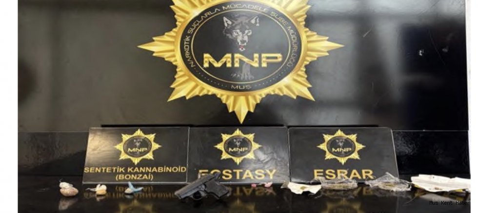 Muş’ta narkotik operasyonu
