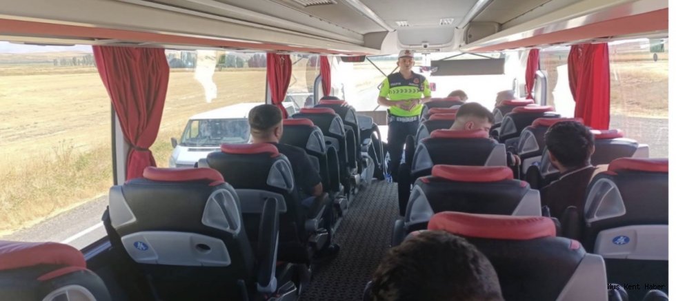 Muş’ta Şehirlerarası Yolcu Taşıyan Otobüslere Sıkı Denetim