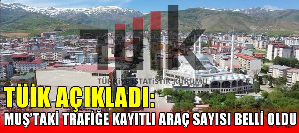 Muş’ta Trafiğe Kayıtlı Araç Sayısı 43 Bin 582’ye Ulaştı