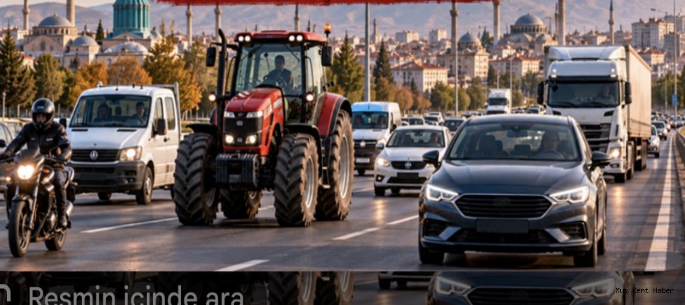 Muş’ta Trafiğe Kayıtlı Araç Sayısı 44 Bin 489’a Ulaştı