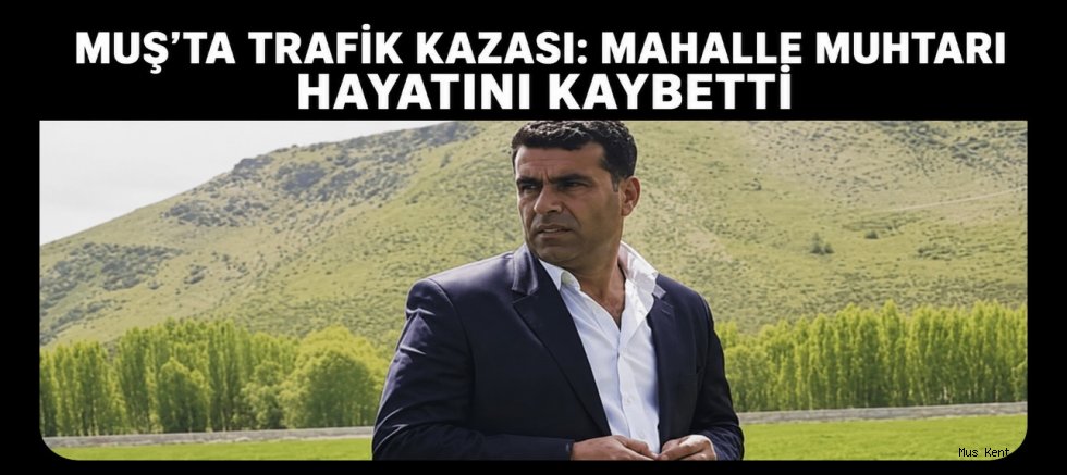 Muş’ta Trafik Kazası: Mahalle Muhtarı Hayatını Kaybetti