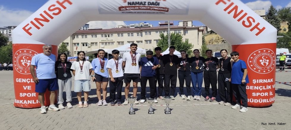 Muşlu Sporculardan Dağ Koşularında Türkiye Şampiyonluğu