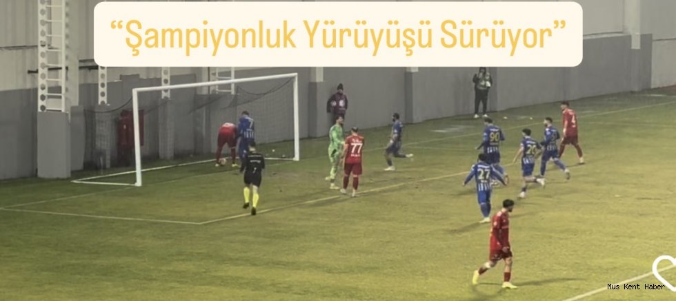 Muşspor Yağmur Dinlemedi: Şampiyonluk Yolunda Kritik 3 Puan