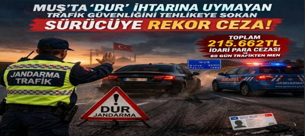 Üniversite Yolunda Tehlikeli Sürüş: Sürücüye 215 Bin TL Ceza