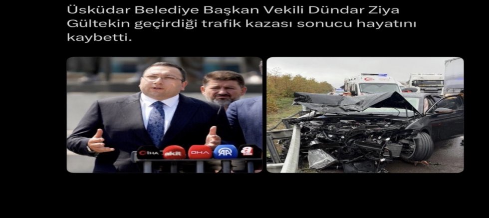 Üsküdar Belediye Başkan Vekili Muşlu Dündar Ziya Gültekin Hayatını Kaybetti