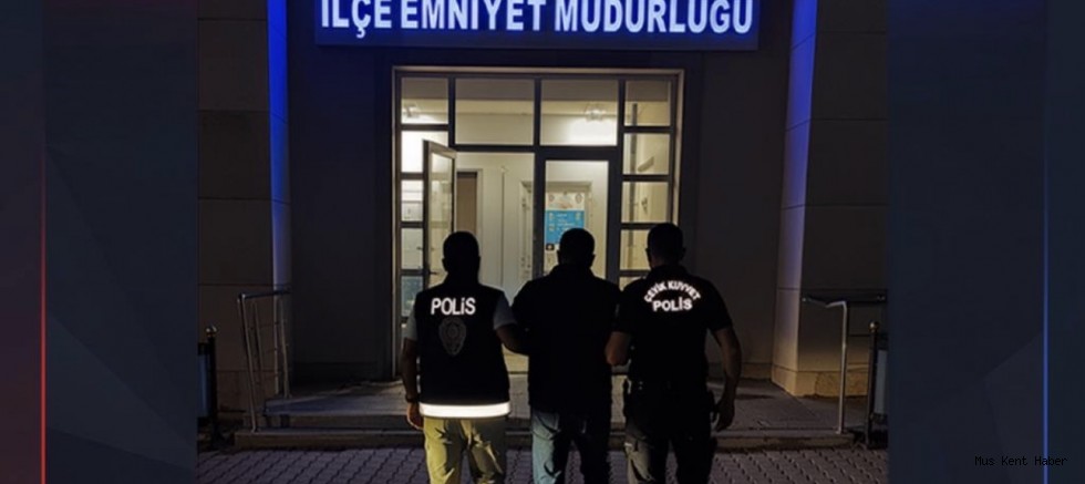 Malazgirt’te Aranan Hükümlü Araç Kontrolünde Yakalandı