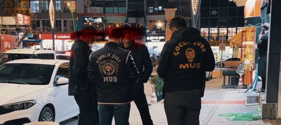 Muş Emniyet Müdürlüğü’nden 1 haftada yoğun denetim: 5 bin 616 kişi sorgulandı