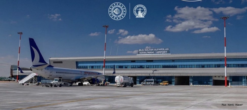 Muş Sultan Alparslan Havalimanı’nda Ocak Ayı Yoğunluğu