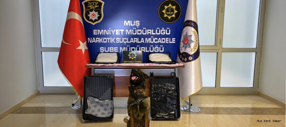 Muş’ta 3 Kilo 93 Gram Metamfetamin Ele Geçirildi: 1 Şüpheli Yakalandı