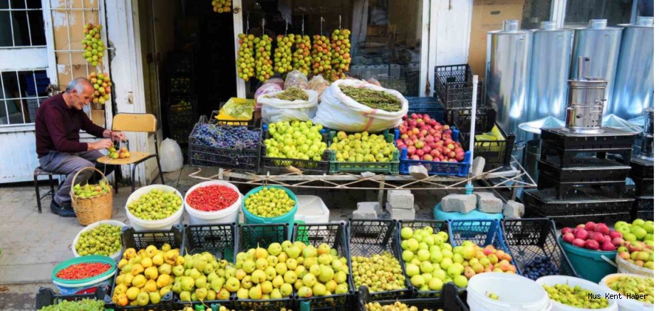 Muş’ta 40 Yıldır Sürdürülen Gelenek: İpe Dizilen Güz Armutları