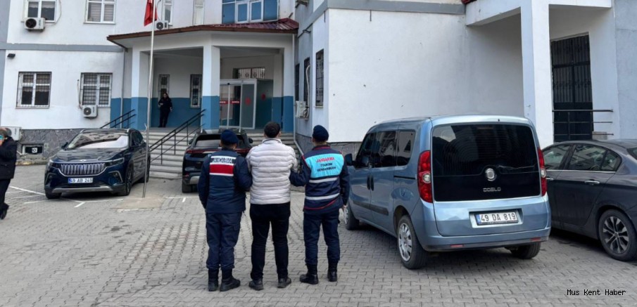 Muş’ta aranan hükümlü jandarmanın tarafından yakalandı