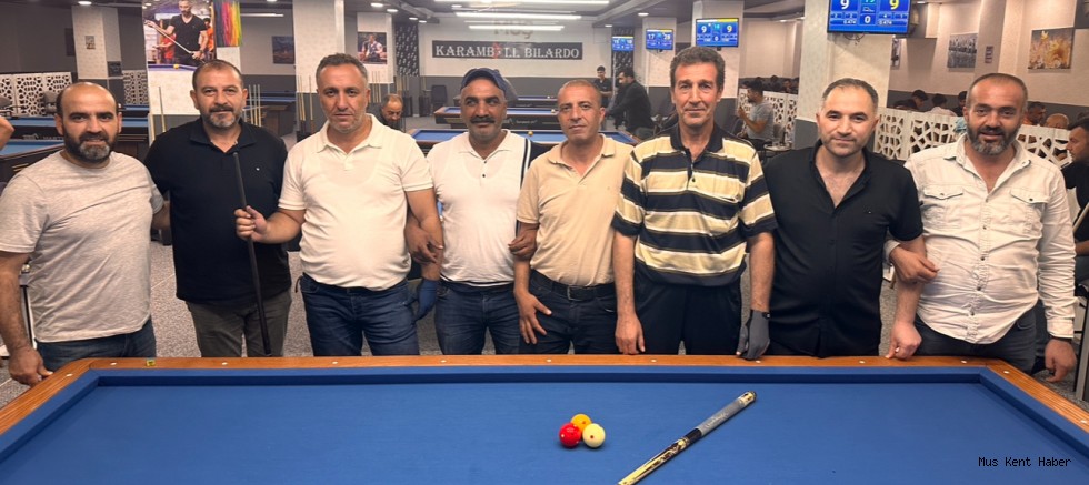 Muş'ta Bilardo Bölge Şampiyonası Düzenleniyor