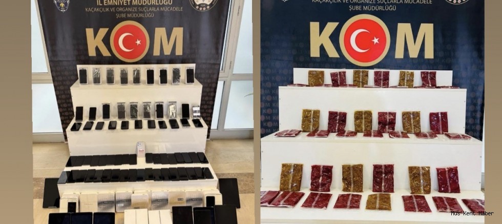 Muş’ta kaçakçılık operasyonu
