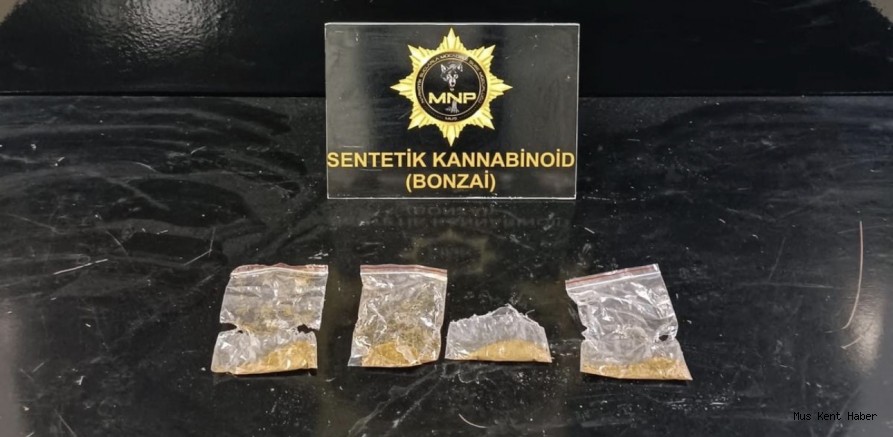 Muş’ta Narkotik Operasyonu: 46 Gram Uyuşturucu Ele Geçirildi