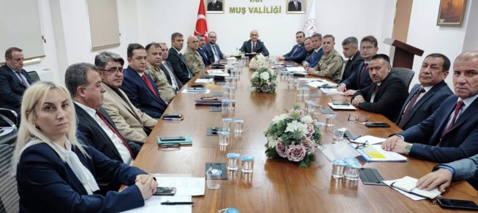 Muş’ta Okul Güvenliği Toplantısı Gerçekleştirildi