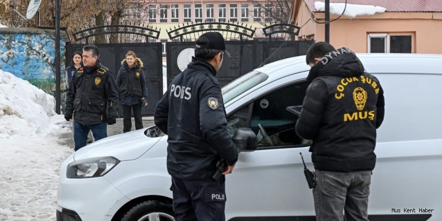 Muş’ta Okul ve Okul Çevrelerinde Güvenlik Denetimi