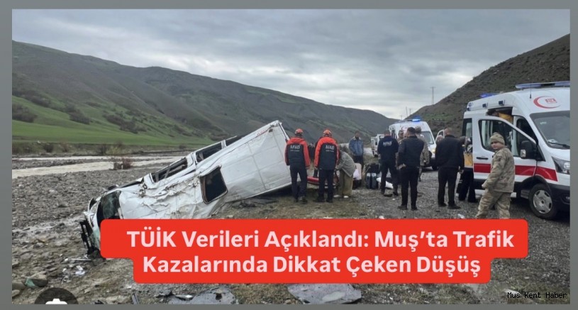 Muş’ta Trafik Kazaları Azaldı: TÜİK 2025 Verilerini Açıkladı