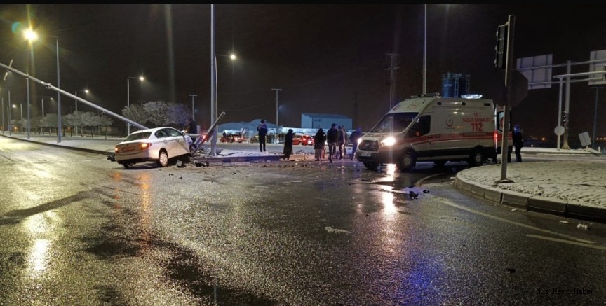 Muş’ta Trafik Kazası: 1 Kişi Yaralandı