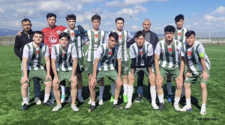 Muş’ta U18 Futbol Ligi Yarı Finalinde Karaağaçlıspor Finalde
