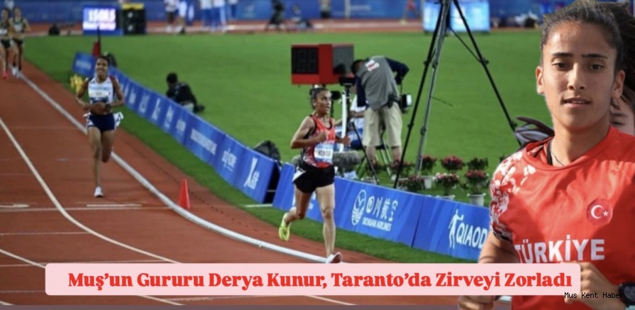 Muşlu Derya Kunur, Akdeniz Oyunları’nda 10 Bin Metrede 5’inci Oldu