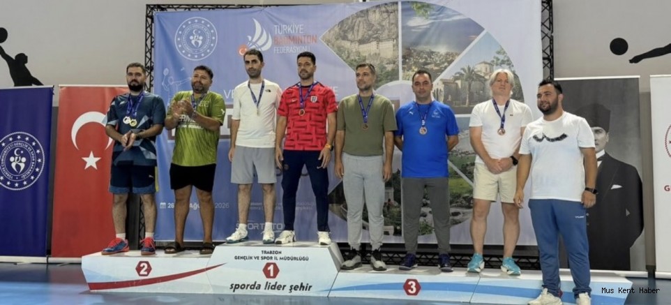 Muşlu Veteran Badmintonculardan Türkiye Şampiyonası’nda Büyük Başarı