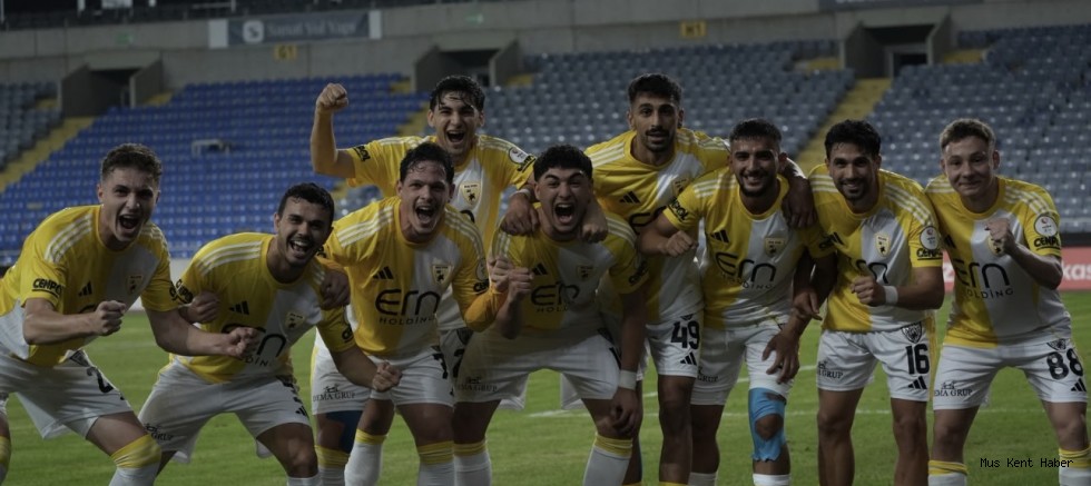 MUŞSPOR’DAN MERSİN’DE KRİTİK ZAFER! KUPADA TURU GEÇTİ