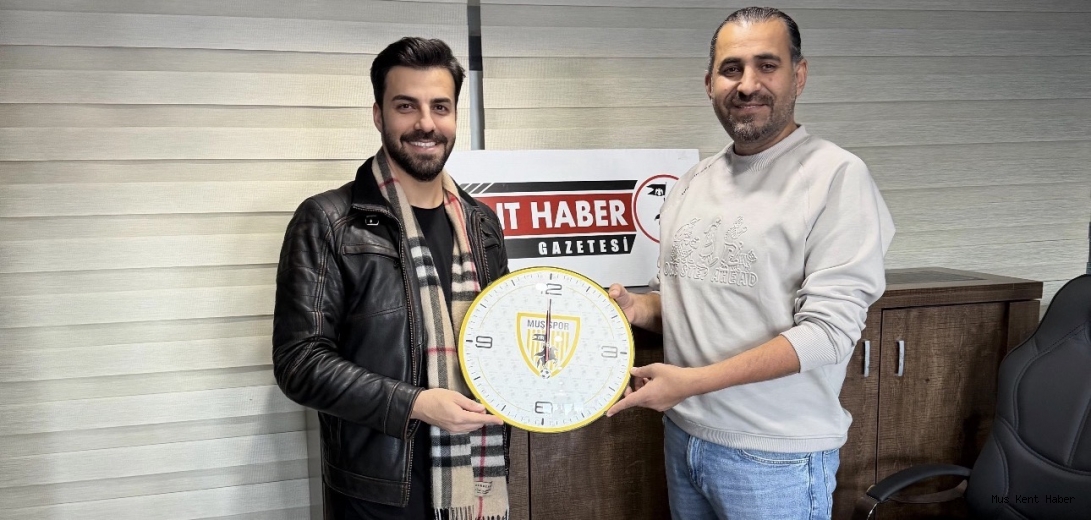 Muşspor’dan Muş Kent Haber Gazetesi’ne 10 Ocak Ziyareti