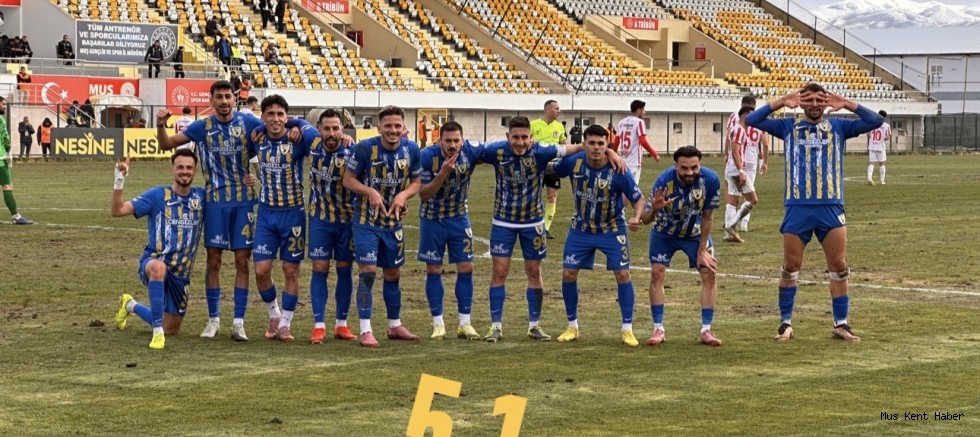 Muşspor’dan Play-Off Yolunda Farklı Galibiyet: 5-1