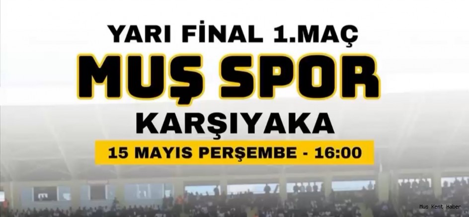 Muşspor, Karşıyaka Maçına Kenetlendi